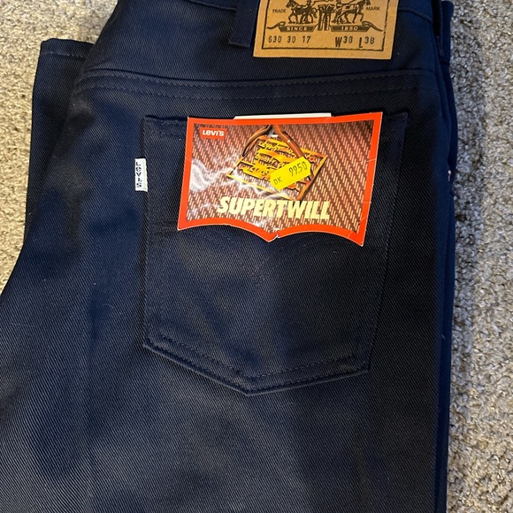 Vintage 1980’s Supertwill Levi’s Mens 38 - Picture 2 of 5